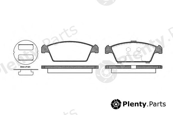  ROADHOUSE part 245900 Brake Pad Set, disc brake