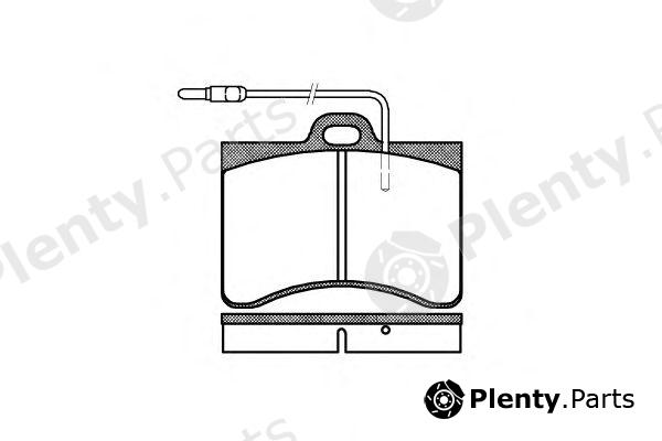  REMSA part 0086.04 (008604) Brake Pad Set, disc brake