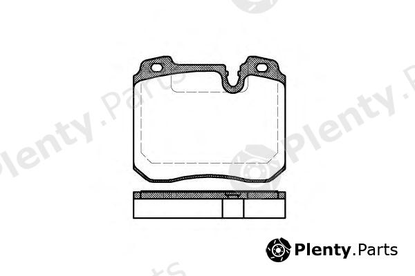  REMSA part 037800 Brake Pad Set, disc brake