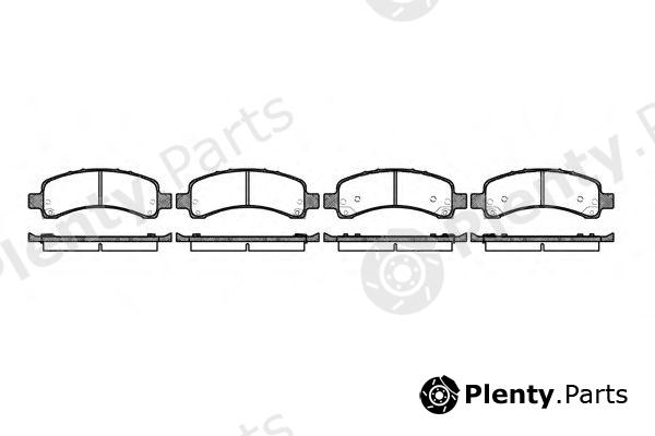  REMSA part 098910 Brake Pad Set, disc brake