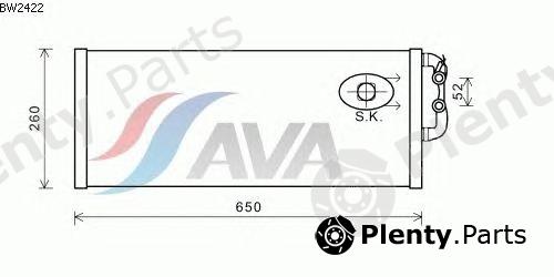  AVA QUALITY COOLING part BW2422 Radiator, engine cooling
