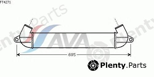  AVA QUALITY COOLING part FT4271 Intercooler, charger