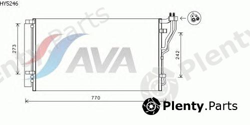  AVA QUALITY COOLING part HY5246 Condenser, air conditioning