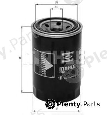  MAHLE ORIGINAL part OC2176 Oil Filter