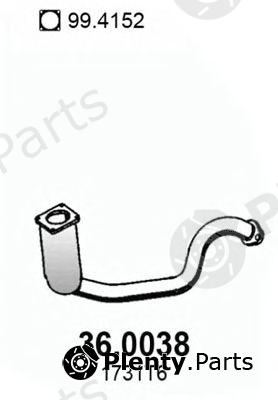  ASSO part 36.0038 (360038) Catalytic Converter