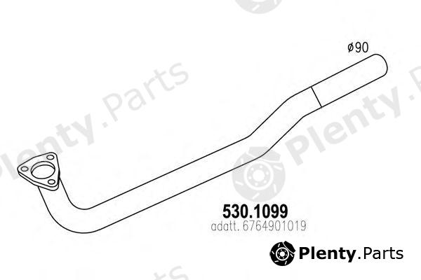  ASSO part 530.1099 (5301099) Exhaust Pipe