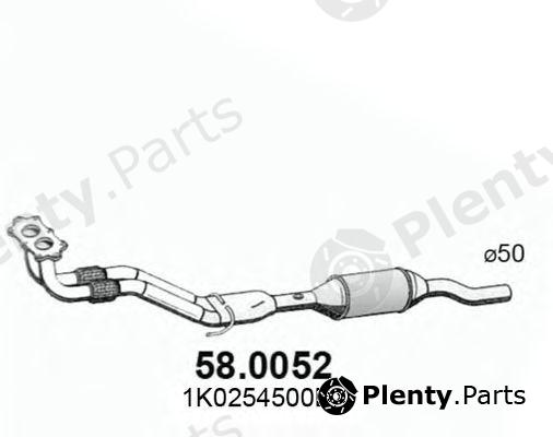  ASSO part 58.0052 (580052) Catalytic Converter
