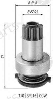  MAGNETI MARELLI part 940113020374 Pinion, starter