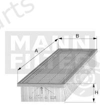  MANN-FILTER part CU3058/2 (CU30582) Filter, interior air