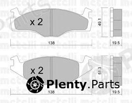  METELLI part 2200451 Brake Pad Set, disc brake
