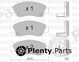  METELLI part 2201380 Brake Pad Set, disc brake