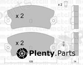  METELLI part 2201471 Brake Pad Set, disc brake