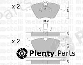  METELLI part 2202520 Brake Pad Set, disc brake