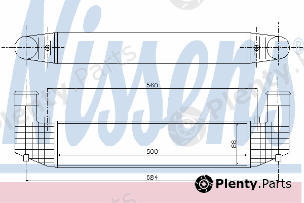  NISSENS part 96750 Intercooler, charger