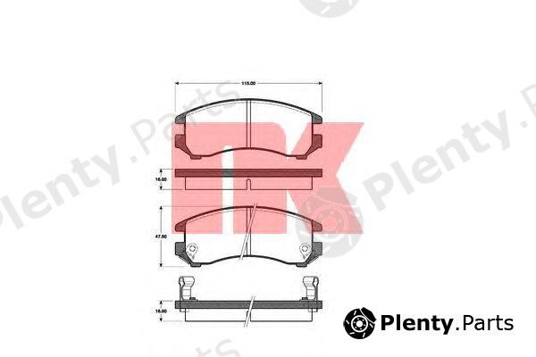  NK part 222217 Brake Pad Set, disc brake