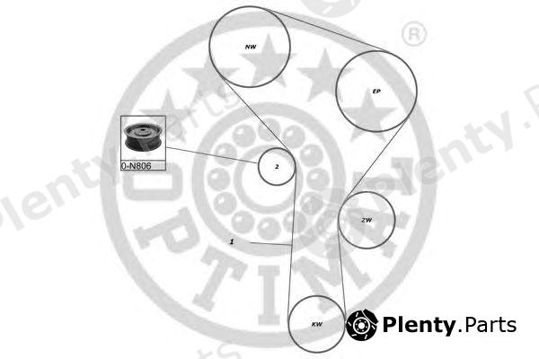  OPTIMAL part SK-1029 (SK1029) Timing Belt Kit