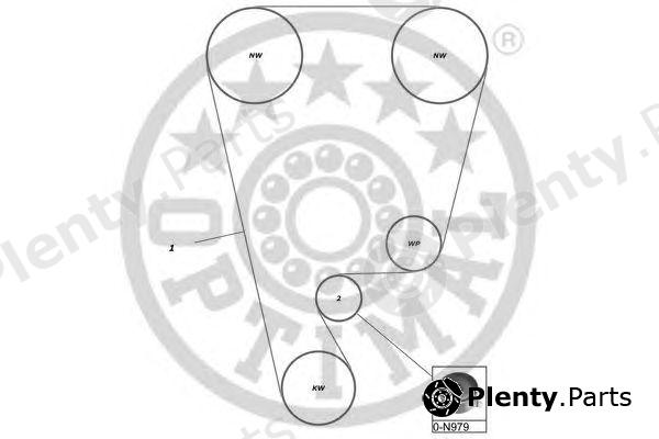  OPTIMAL part SK-1070 (SK1070) Timing Belt Kit