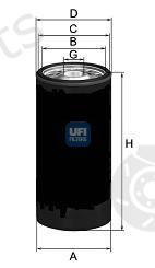  UFI part 2329200 Oil Filter