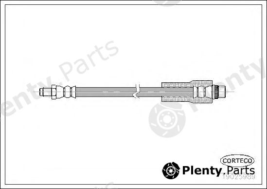  CORTECO part 19025989 Brake Hose