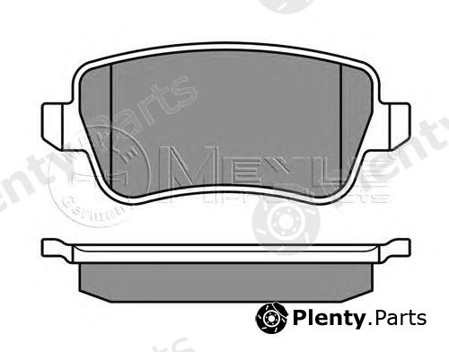 MEYLE part 0252434817 Brake Pad Set, disc brake