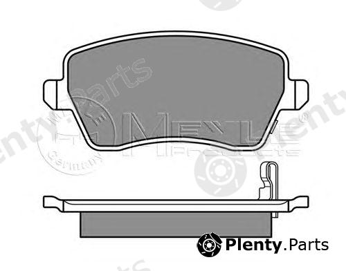  MEYLE part 0252440317/W (0252440317W) Brake Pad Set, disc brake