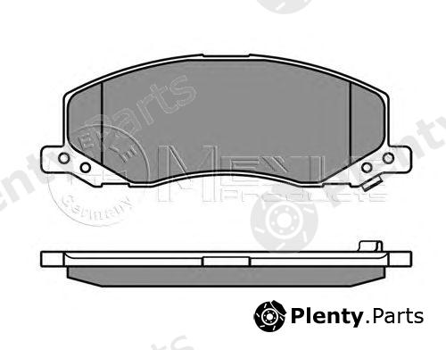  MEYLE part 0252441817/W (0252441817W) Brake Pad Set, disc brake