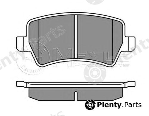  MEYLE part 0252449617 Brake Pad Set, disc brake