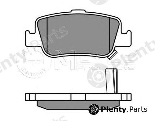  MEYLE part 0252466415/W (0252466415W) Brake Pad Set, disc brake