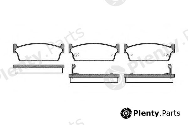 ROADHOUSE part 222702 Brake Pad Set, disc brake