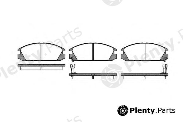  ROADHOUSE part 222802 Brake Pad Set, disc brake