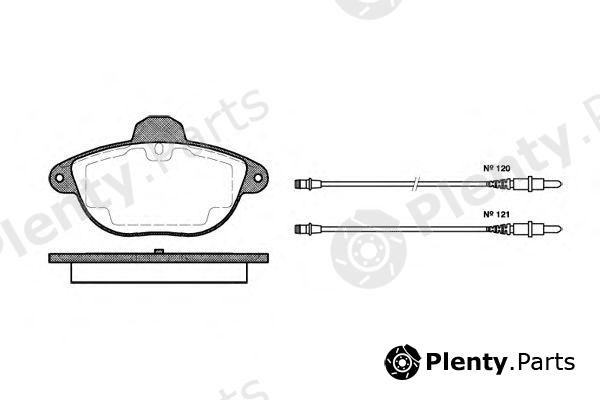  REMSA part 0608.04 (060804) Brake Pad Set, disc brake