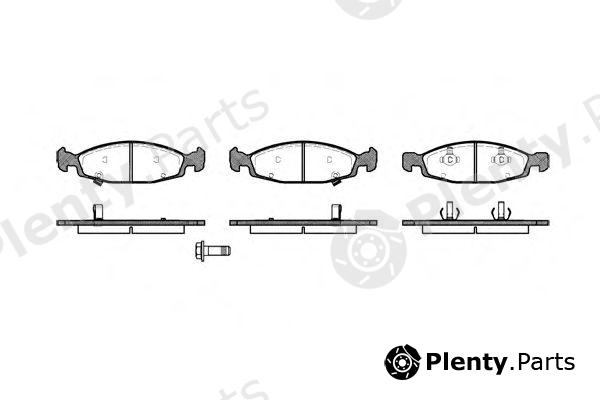  REMSA part 073612 Brake Pad Set, disc brake