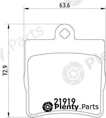  PAGID part T1153 Brake Pad Set, disc brake