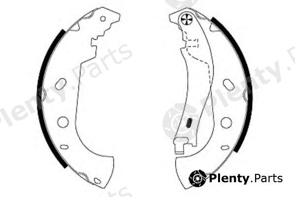  PAGID part H9080 Brake Shoe Set