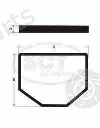  SCT Germany part SA1175 Filter, interior air
