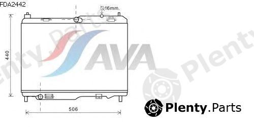  AVA QUALITY COOLING part FDA2442 Radiator, engine cooling