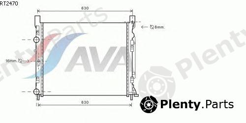  AVA QUALITY COOLING part RT2470 Radiator, engine cooling