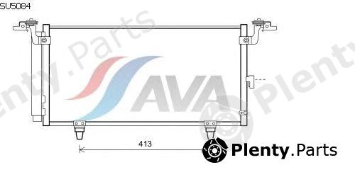  AVA QUALITY COOLING part SU5084 Condenser, air conditioning