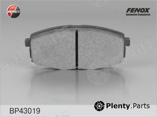  FENOX part BP43019 Brake Pad Set, disc brake