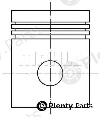  MAHLE ORIGINAL part 0156802 Piston