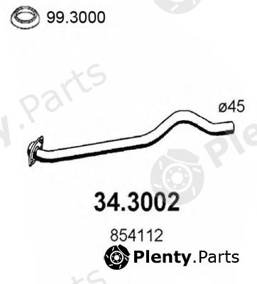  ASSO part 34.3002 (343002) Exhaust Pipe