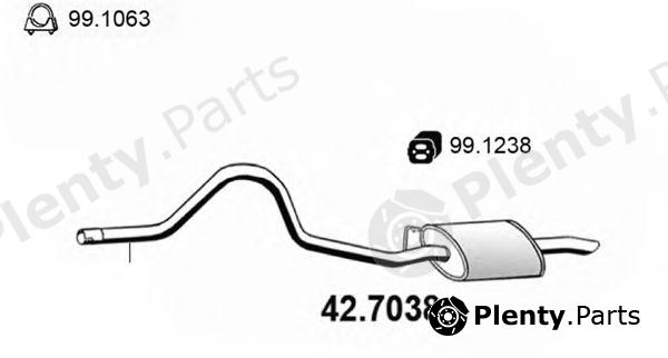  ASSO part 42.7038 (427038) End Silencer