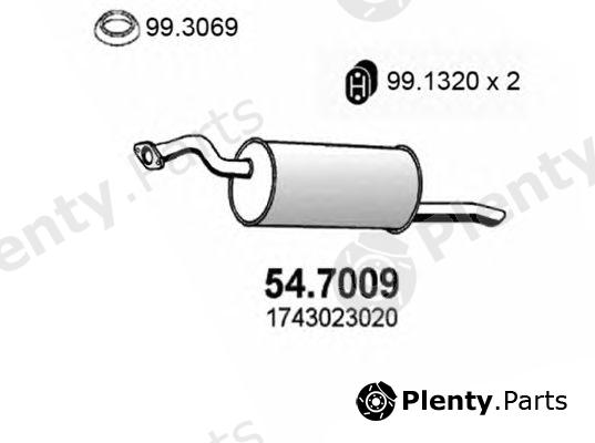  ASSO part 54.7009 (547009) End Silencer