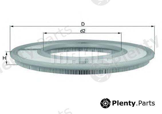  KNECHT part LX258 Air Filter