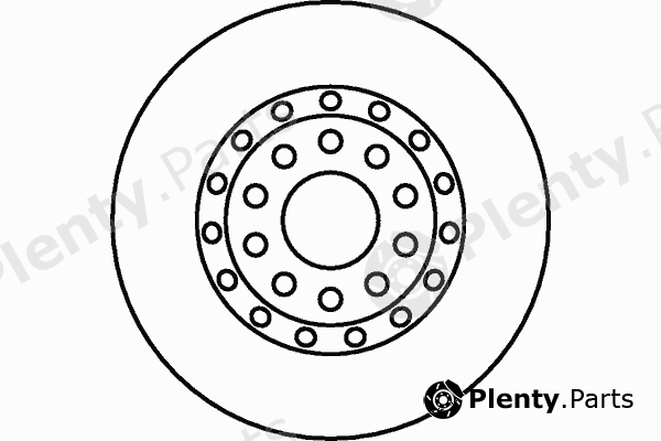  TEXTAR part 92122403 Brake Disc