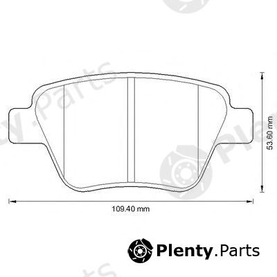  BENDIX part 573312B Brake Pad Set, disc brake