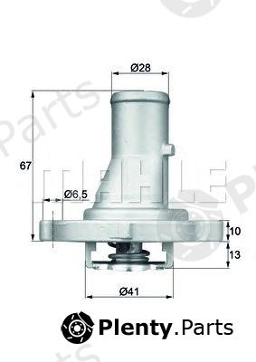  BEHR THERMOT-TRONIK part TI6887D Thermostat, coolant