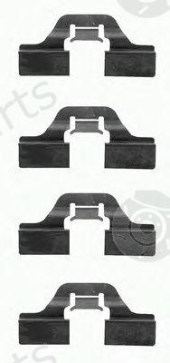  MINTEX part MBA1211 Accessory Kit, disc brake pads