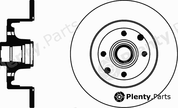  MINTEX part MDC691 Brake Disc