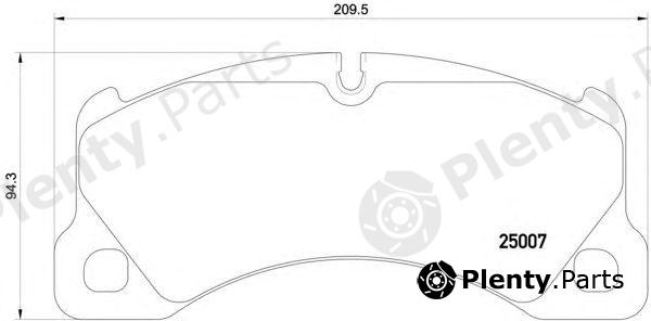  HELLA part 8DB355015-801 (8DB355015801) Brake Pad Set, disc brake